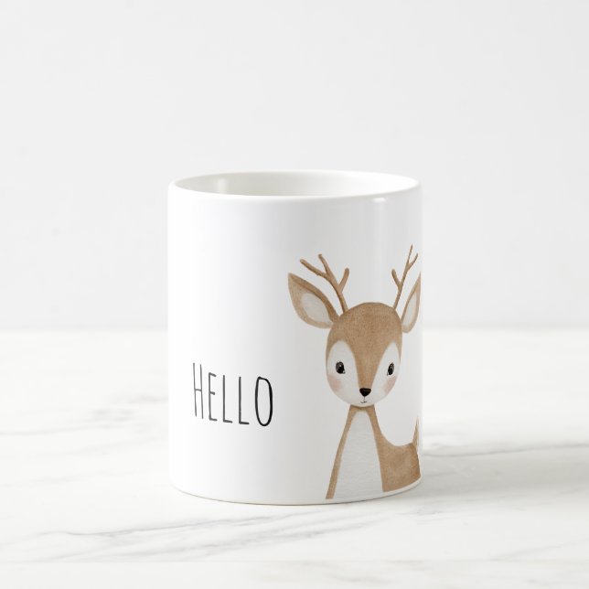 Hello Deer Coffee Mug (Center)
