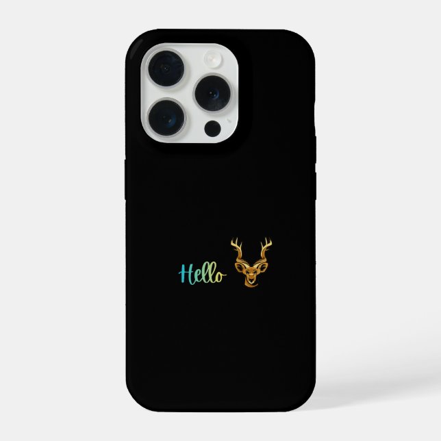 Hello Deer iPhone Case (Back)