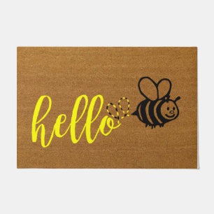 Hello Doormat, Welcome Mat, Bumblee Bee Doormat