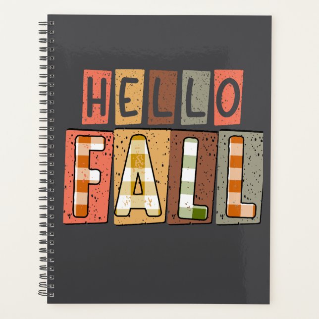 Hello Fall Agenda Design (Front)