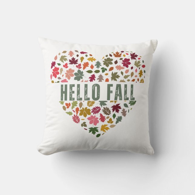 Hello Fall Art Cushion (Front)