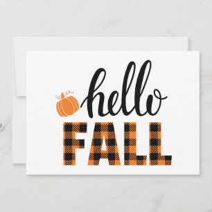Hello Fall Card