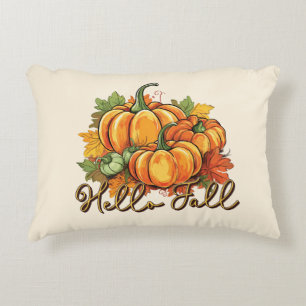 Hello Fall – Cosy Pumpkin Patch Decorative Cushion
