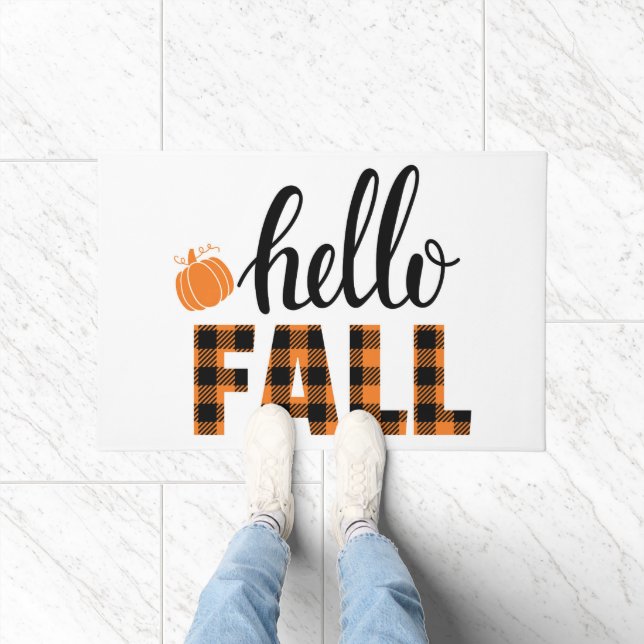 Hello Fall Doormat (Indoor)