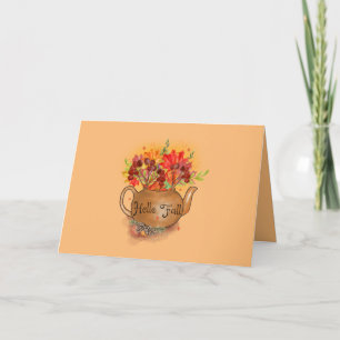 HELLO FALL GREETING CARD