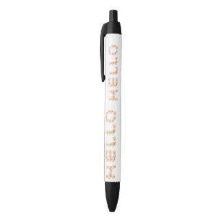 Hello Fall Minimalist Cute Black Ink Pen