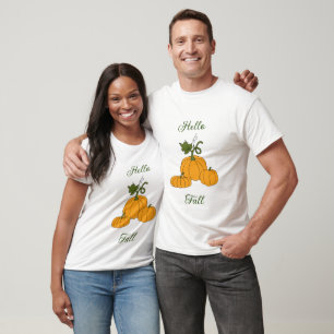 Hello Fall Minimalist Cute T-Shirt