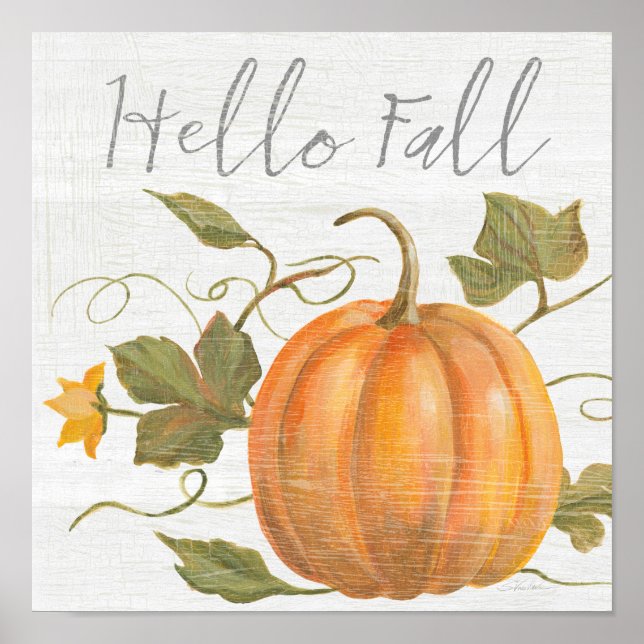 Hello Fall Poster (Front)