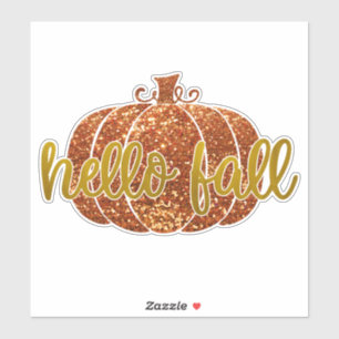 Hello Fall Pumpkin