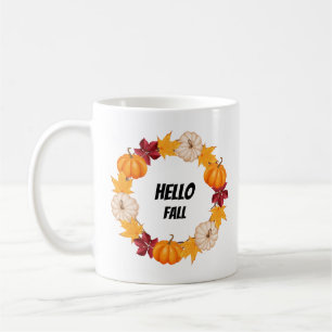 Hello Fall Pumpkin – Cosy Autumn Seasonal Coffee Mug