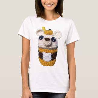 Hello Fall! Pumpkin Spice Latte Bear Amigurumi T-Shirt