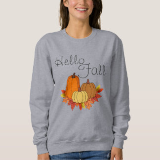 Hello Fall Sweatshirt -Editable Text