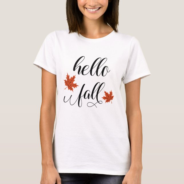 Hello Fall T-Shirt (Front)