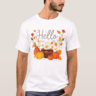 Hello Fall T-Shirts - Cosy Autumn Vibes