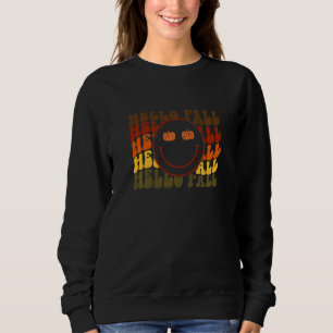 Hello Fall  Thanksgiving matching family autumn ph Sweatshirt