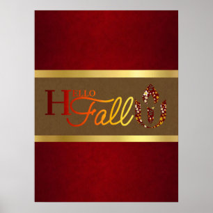 Hello fall Unitarian Universalism Poster