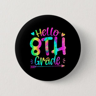 Hello Fifth 5th Grade Back To School Teachers Kids 6 Cm Round Badge