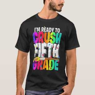 Hello Fifth Grade Back To School 5th Grade Team Cu T-Shirt