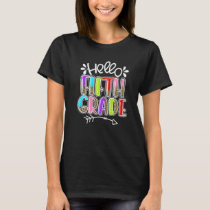 Hello Fifth Grade Back To School 5th Grade Team Cu T-Shirt