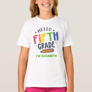 Hello fifth grade back to school T-Shirt