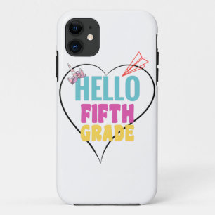 Hello Fifth Grade Cool design for 5th-grade iPhone 11 Case