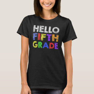 Hello Fifth Grade Team 5th Grade Back To School Te T-Shirt