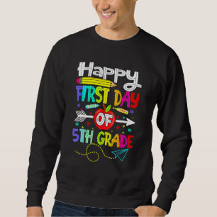 Hello First Day Of 5th Grade  Back To School 2023 Sweatshirt