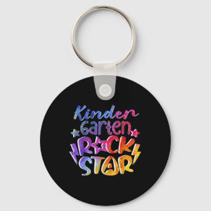 Hello First Day Of Kindergarten Super Star Cl Of 2 Key Ring