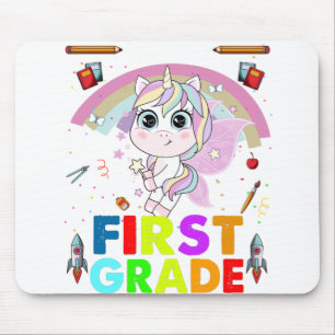 Hello First Grade - 1st Grade Back To School Mouse Pad