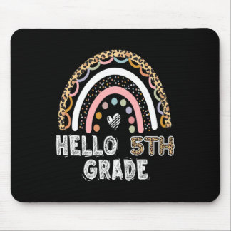 Hello First Grade 1st Grade Byck To School Mouse Pad