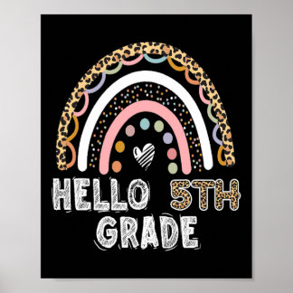 Hello First Grade 1st Grade Byck To School Poster