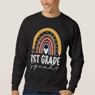 Hello First Grade Back To School 1st Grade Teacher Sweatshirt