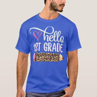 Hello First Grade Team 1st Grade Back to School Te T-Shirt