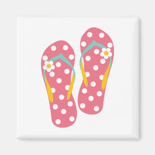 Hello Flip Flops Magnet
