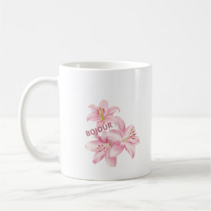 Hello Floral Rose Mug – Elegant Flower Cup