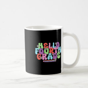 Hello Fourth Grade 4th Grade Teacher Girl Back To Coffee Mug