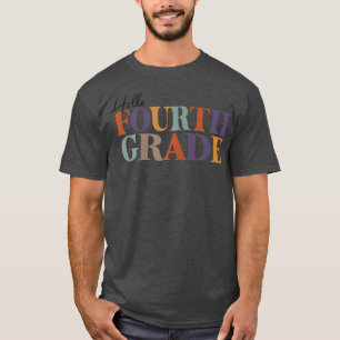 Hello Fourth Grade First Day Of School Teacher Wom T-Shirt