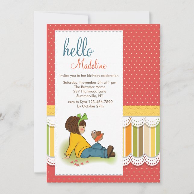 Hello Friend Invitation (Front)