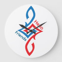 Hello Friends Simple Happy Greeting Design