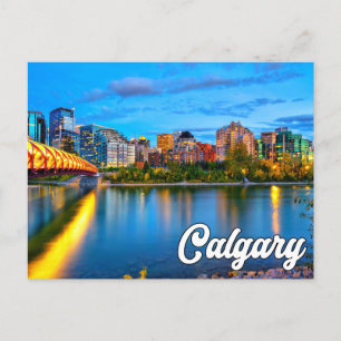 Hello From Calgary, Alberta, Canada Postcard