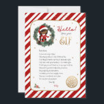Hello from Elf Welcome Letter Invitation<br><div class="desc">Editable Elf Welcome Letter. Excite your little one with a customised letter from their elf!</div>
