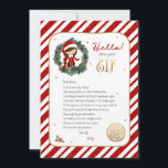 Hello from Elf Welcome Letter Invitation<br><div class="desc">Editable Elf Welcome Letter. Excite your little one with a customised letter from their elf!</div>