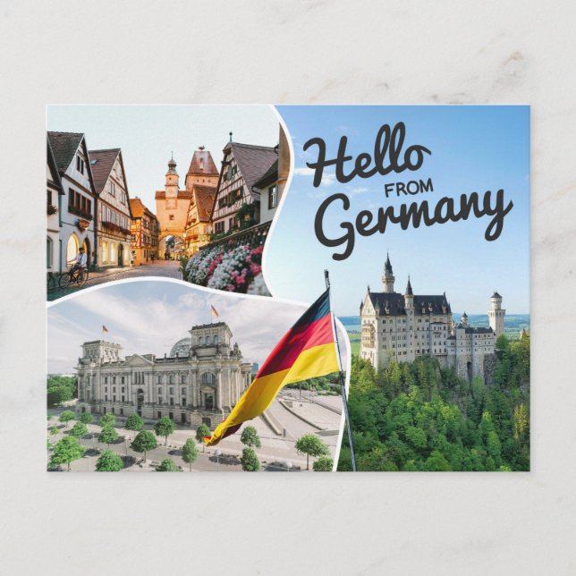 Hello From Germany Postcard (Front)
