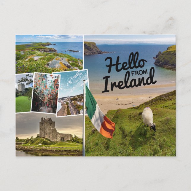 Hello from Ireland Postcard (Front)