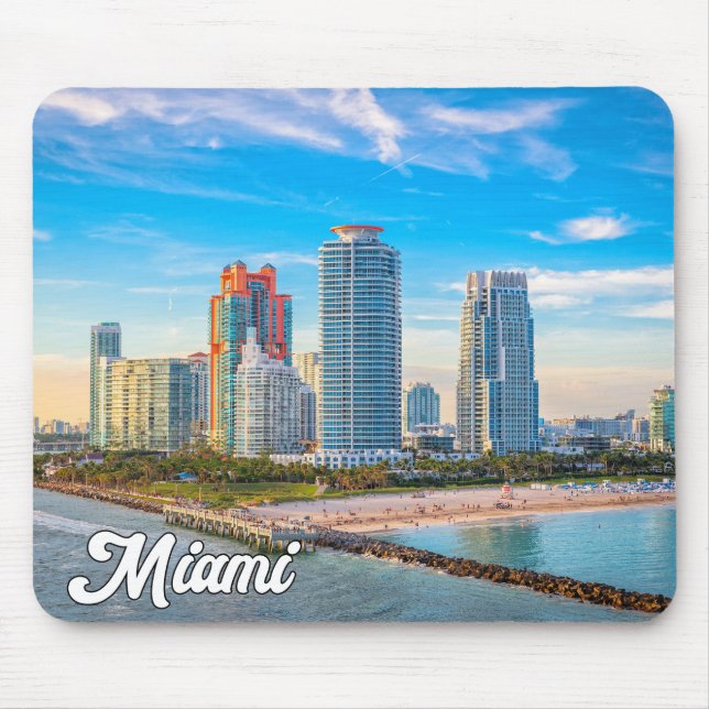 Hello From Miami, Florida, United States Mouse Pad (Front)