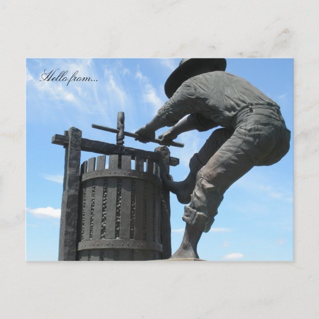 Hello from... Napa Valley CA Postcard (Front)