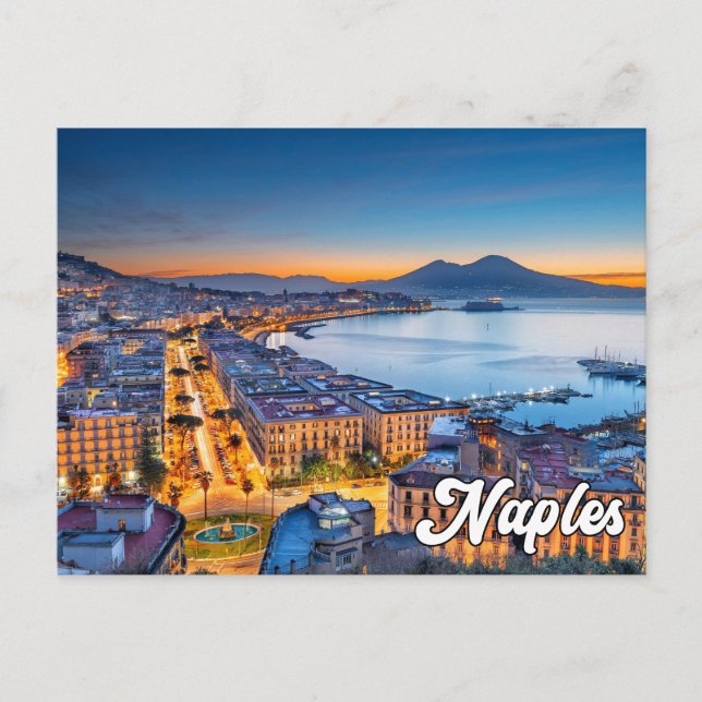 Hello From Naples, Italy Postcard (Front)