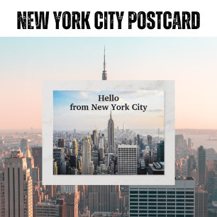 Hello from New York City Postcard