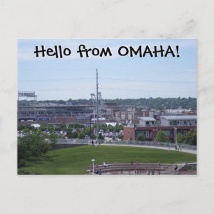 Hello from OMAHA! Postcard