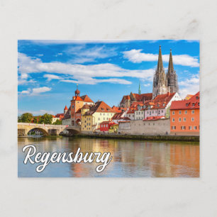 Hello From Regensburg, Germany Postcard